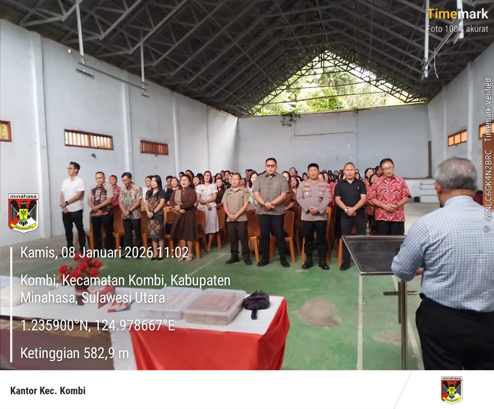Pemerintah Kecamatan Kombi Gelar Ibadah Awal Tahun 2026, Perkuat Sinergi dan Komitmen Pelayanan